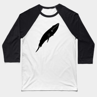 Blue Whale Baseball T-Shirt